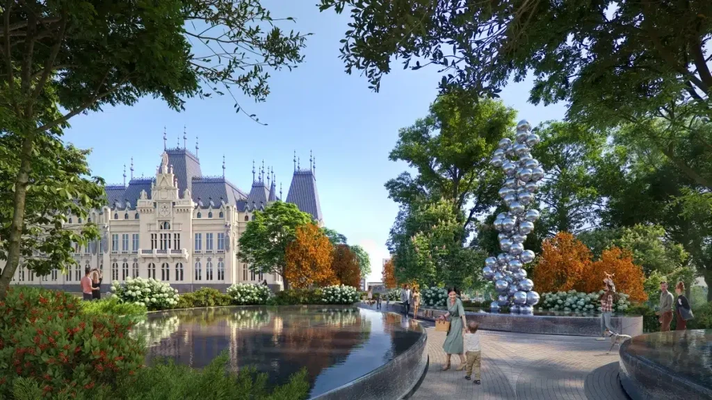 Palas Iasi proiect Foster Partners 14 - Palas Iași intră într-o nouă etapă de dezvoltare: Retail de peste 80.000 mp, branduri în premieră și o nouă perspectivă asupra Palatului Culturii