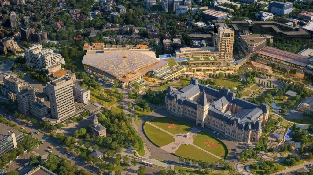 Palas Iasi proiect Foster Partners 4 - Palas Iași intră într-o nouă etapă de dezvoltare: Retail de peste 80.000 mp, branduri în premieră și o nouă perspectivă asupra Palatului Culturii
