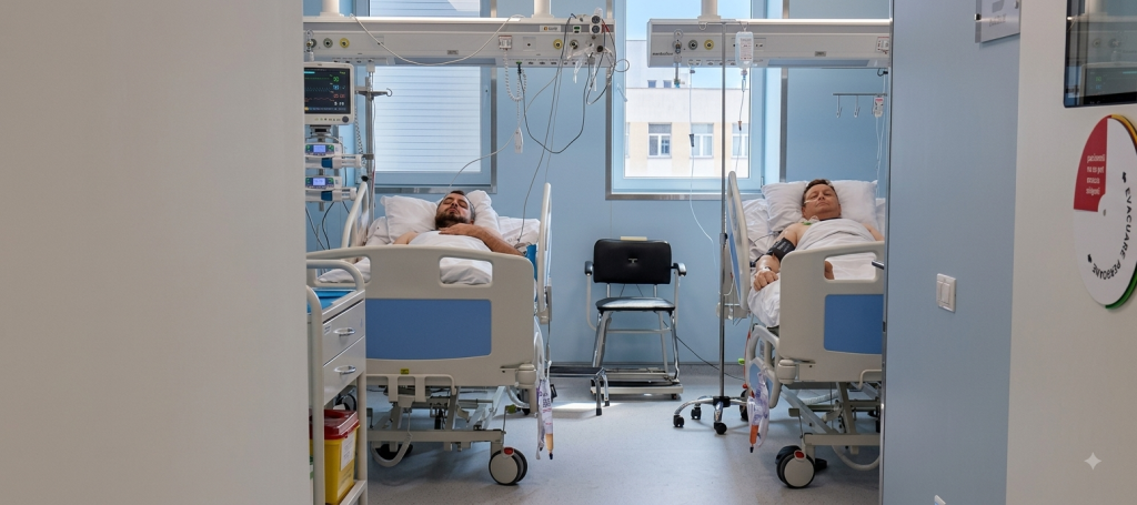 Gemini Generated Image oceilsoceilsocei - Timpul a stat în loc pentru 30 de cadre medicale la Iași: Mobilizare maraton la Spitalul „Parhon” pentru salvarea a două vieți