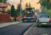 Șantiere pe timp de noapte la Iași: A început turnarea noului covor asfaltic pe drumul spre Rediu